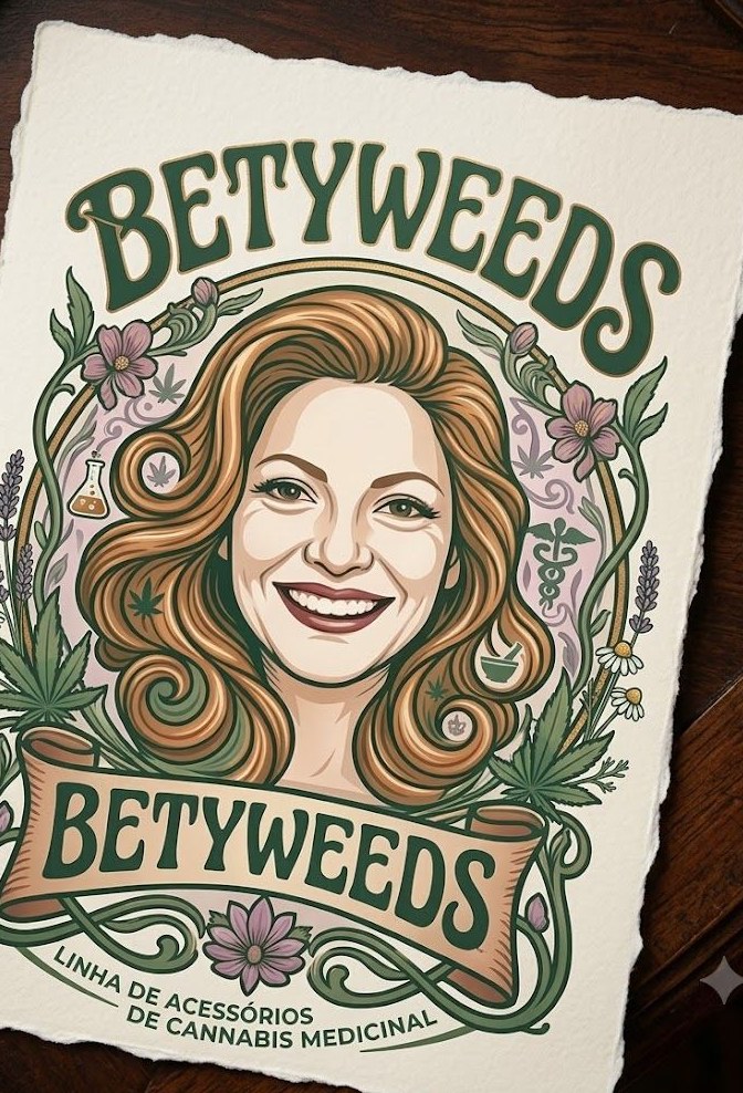 Selo Betyweeds impresso em papel artesanal